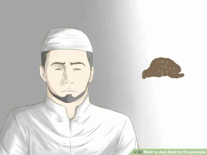 Image intitulée demande à Allah le Pardon de l